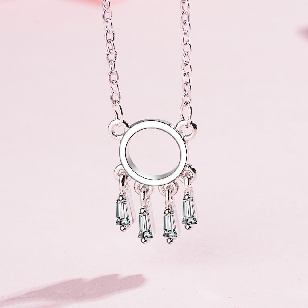 Simple dream catcher Necklace