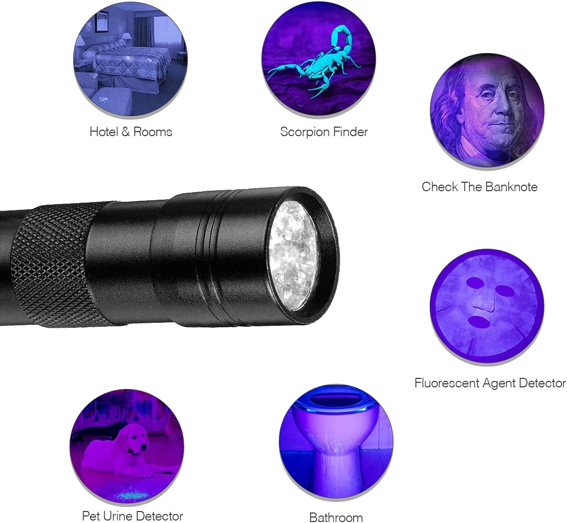 UVLite Mini - 9 LED UV Flashlight