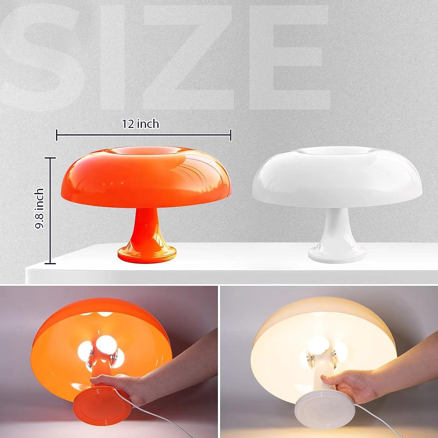 Led Mushroom Table Lamp