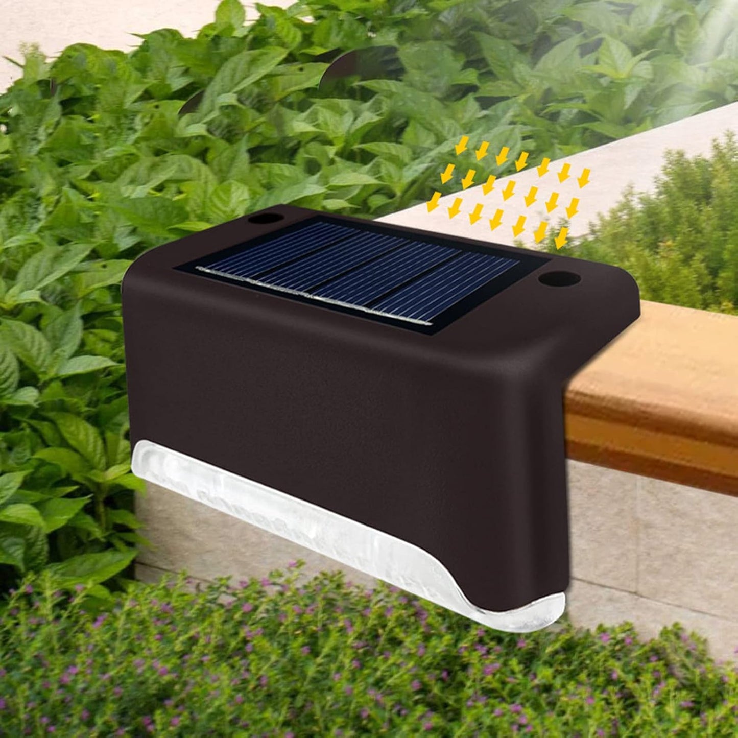 EcoGlow - Solar Step Lights for Outdoor Waterproof Illumination