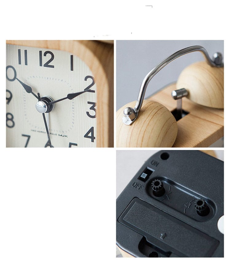 Wooden Alarm Clock