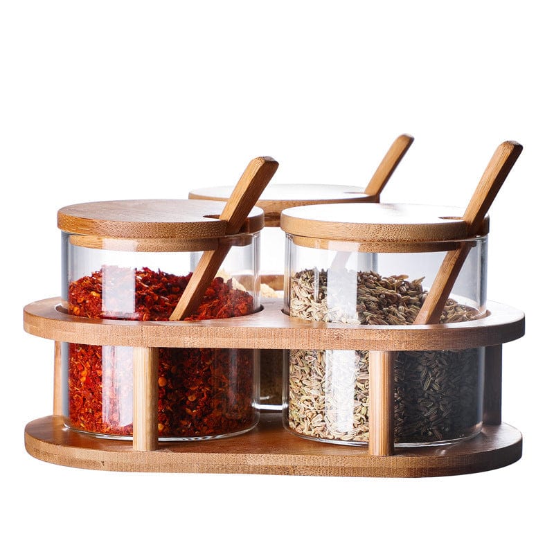 MSG Seasoning Box Seasoning Jar Glass Seasoning Bottle Storage Box - Kitchen - HomeRelaxOfficial
