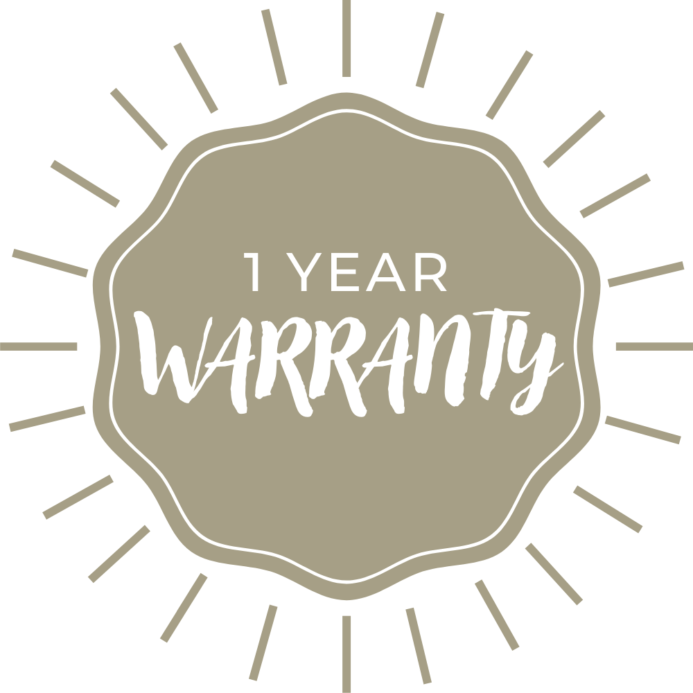 1 Year Warranty