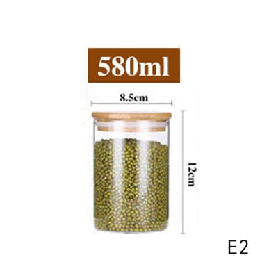 Room glass storage jar - Kitchen - HomeRelaxOfficial