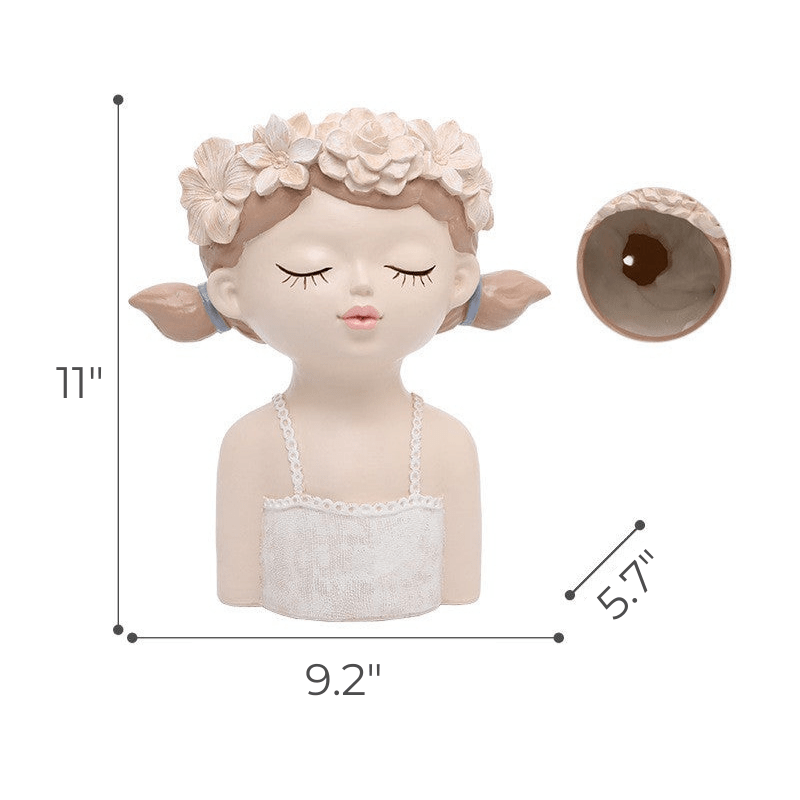 Cute Lady Cactus Vase - Feibian Fairy - Vases - HomeRelaxOfficial