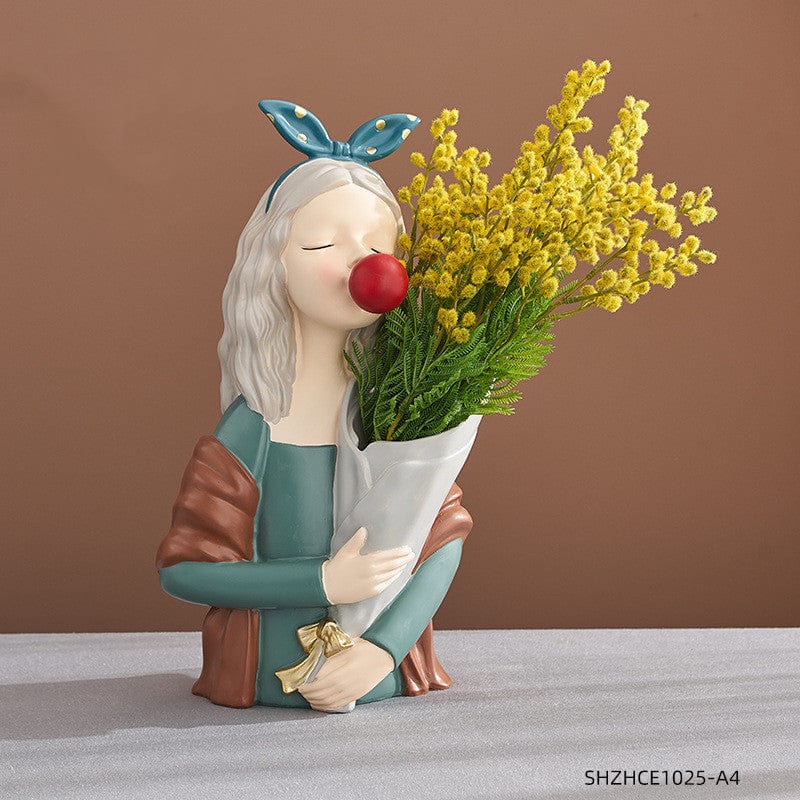 Butterfly Girl Vase - Style #9 - Vases - HomeRelaxOfficial