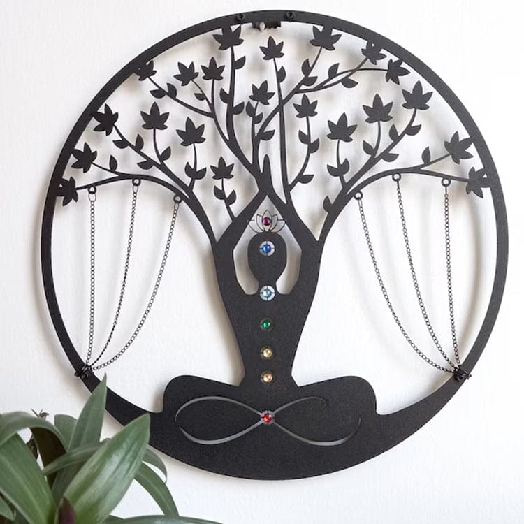 Art Decor Yoga Meditation Wall Hanging Craft - Wall Decoration - HomeRelaxOfficial