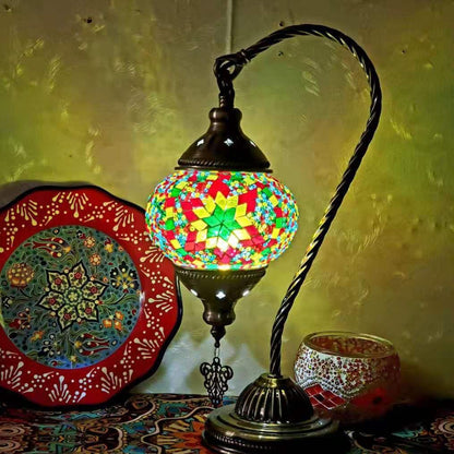 MosaicGlow - Moroccan Decorative Bedside Table Lamp