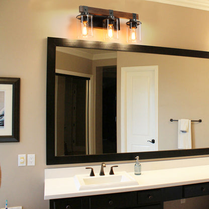 Rustora - 3-Light Farmhouse Vanity Bathroom Fixture