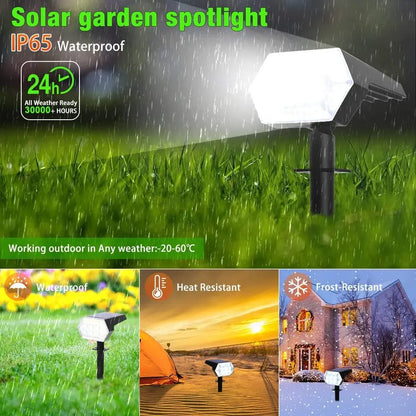 SolarGlow - 108 LED Solar Spotlights Outdoor