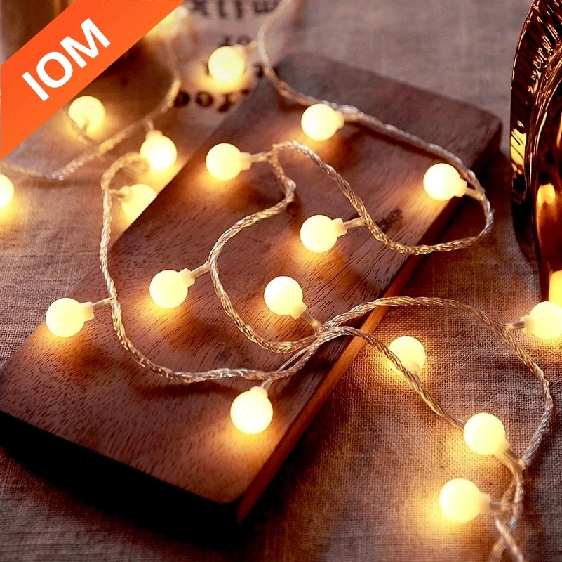 Lumivine LED String Lights - 10M USB/Battery Powered Garland