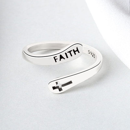 Women's Copper Faith Ring