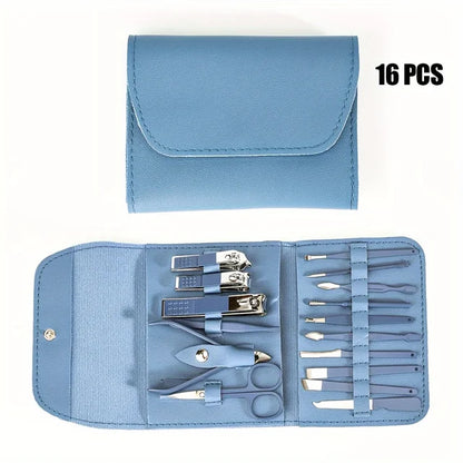 NailPro - 16-Piece Manicure Set with Travel Case