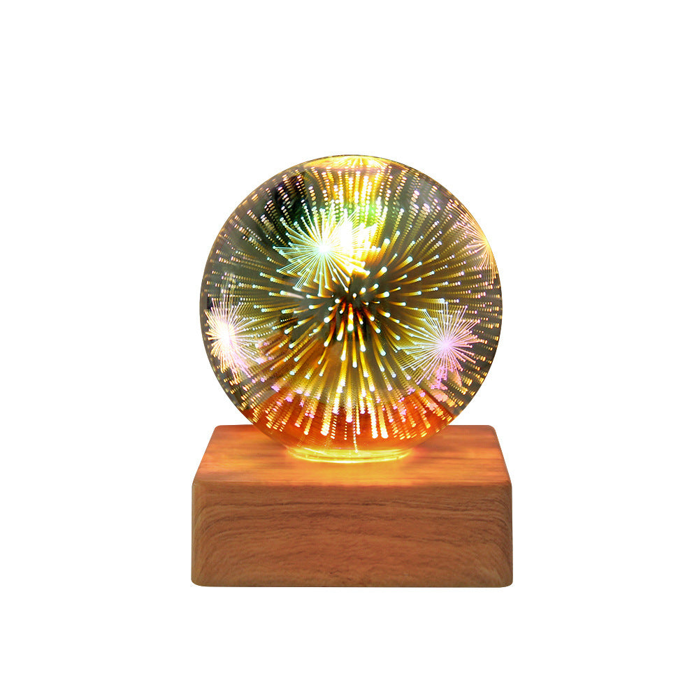 Glintora - 3D Fireworks Starry Sky LED Table Lamp