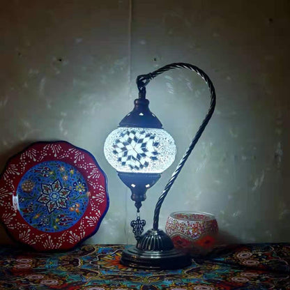 MosaicGlow - Moroccan Decorative Bedside Table Lamp