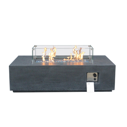 FlameCraft – 52" Concrete Propane Fire Pit Table