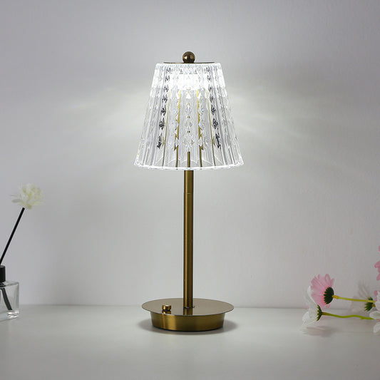 Glintora - Modern Crystal Touch Table Lamp