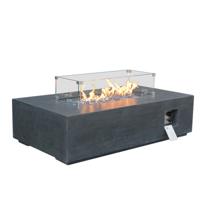 FlameCraft – 52" Concrete Propane Fire Pit Table