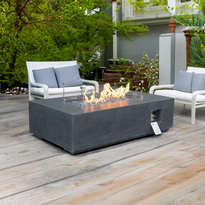 FlameCraft – 52" Concrete Propane Fire Pit Table