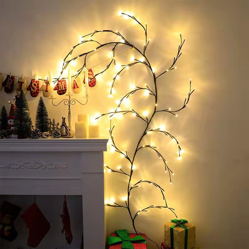 Twilight Rattan Lights - LED String for Holiday & Room Decor