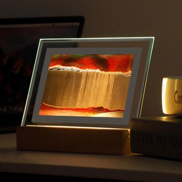 GlowSand - LED Quicksand Night Light Table Lamp