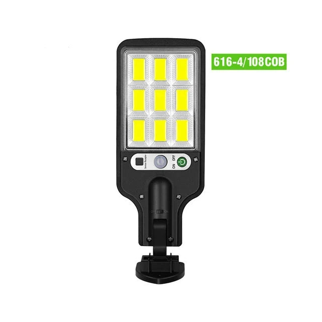 LumoGlow Solar Security Light - 108 COB LED Motion Sensor Lamp