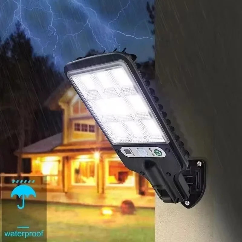 LumoGlow Solar Security Light - 108 COB LED Motion Sensor Lamp