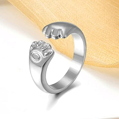 PurrPaw - Adjustable Cat Ear Paw Ring