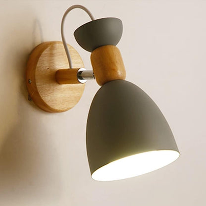 LumoWood - Modern Wooden Wall Lamp for Bedroom & Corridor