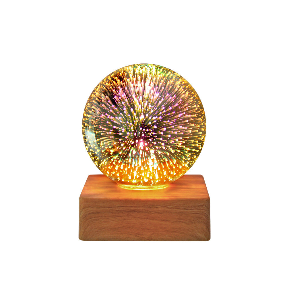 Glintora - 3D Fireworks Starry Sky LED Table Lamp