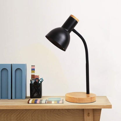 LumoNord Desk Lamp - Folding Nordic LED Wooden Table Lamp