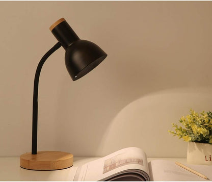 LumoNord Desk Lamp - Folding Nordic LED Wooden Table Lamp