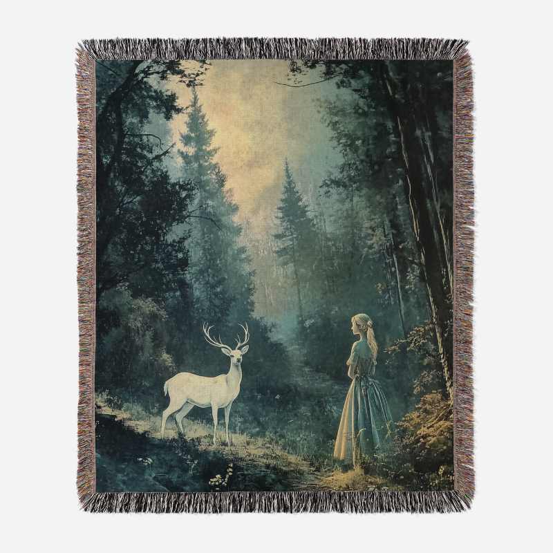 Princess Forest Woven Blanket