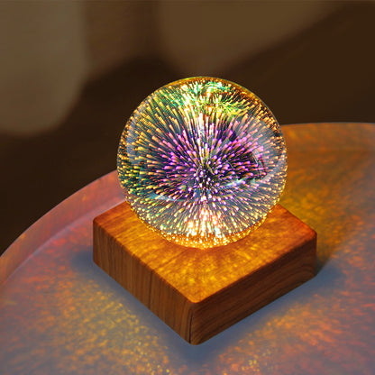 Glintora - 3D Fireworks Starry Sky LED Table Lamp