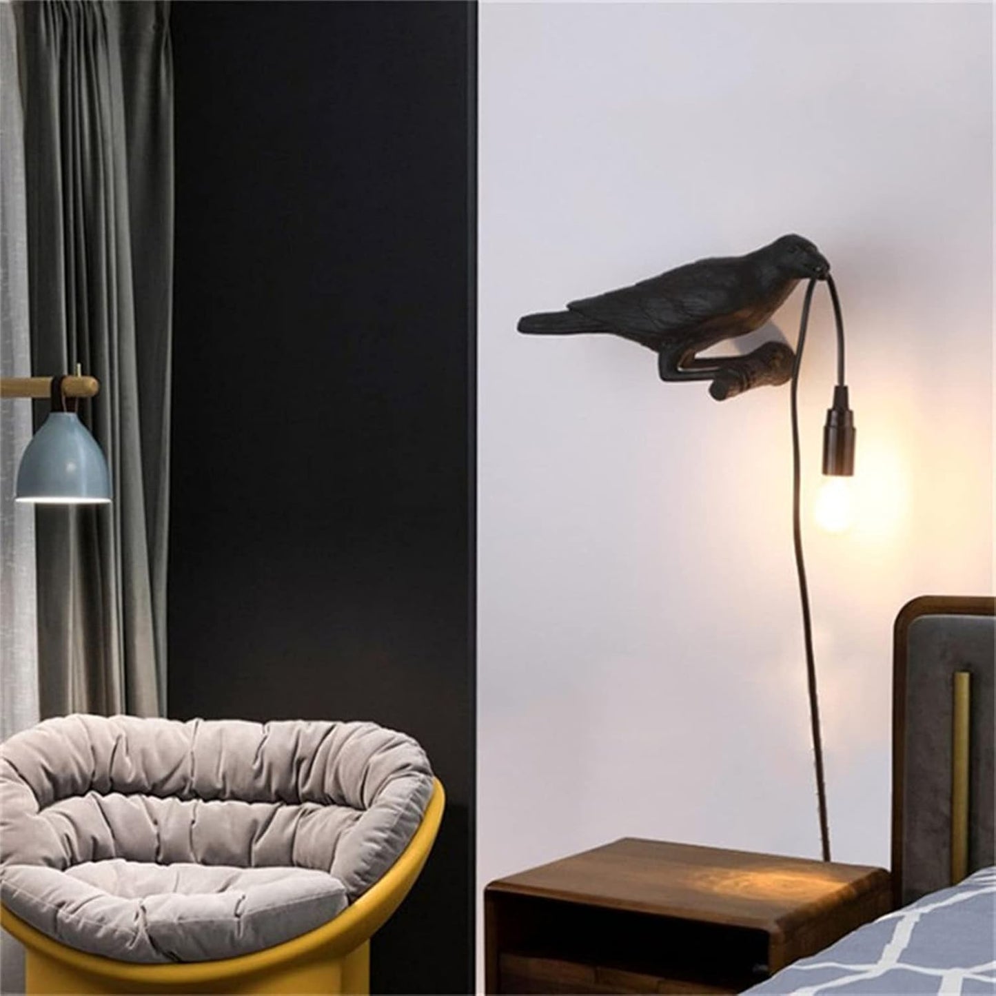 Nordiora Bird Lamp - Nordic Resin Wall & Desk Light