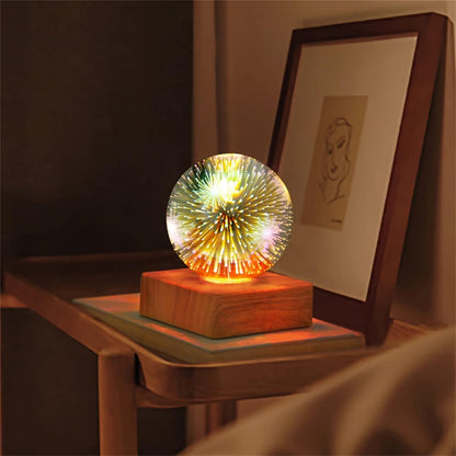 Glintora - 3D Fireworks Starry Sky LED Table Lamp