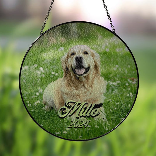 Custom Dog Memorial Suncatcher