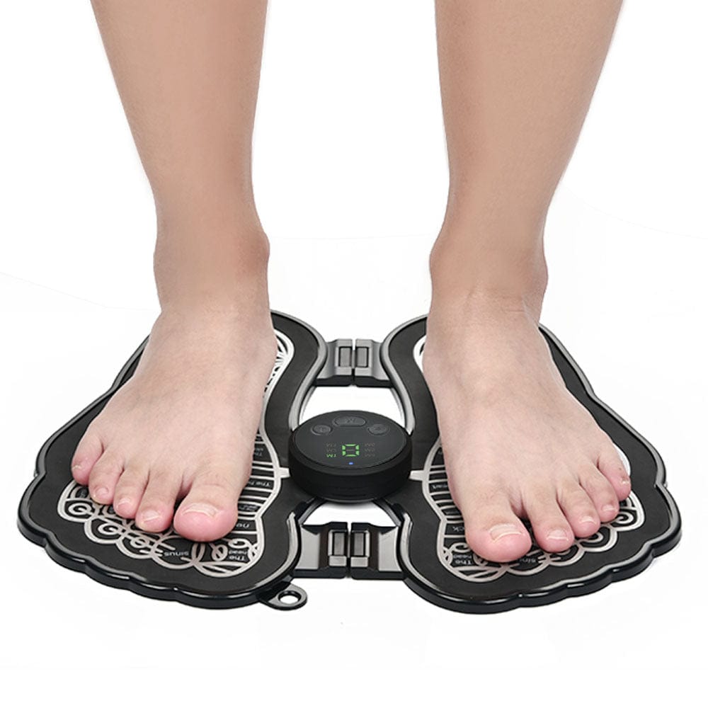 Rechargeable Foot Massage Instrument Pedicure Foot Pad EMS Pulse Foot Relaxation Massager