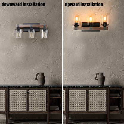 Rustora - 3-Light Farmhouse Vanity Bathroom Fixture