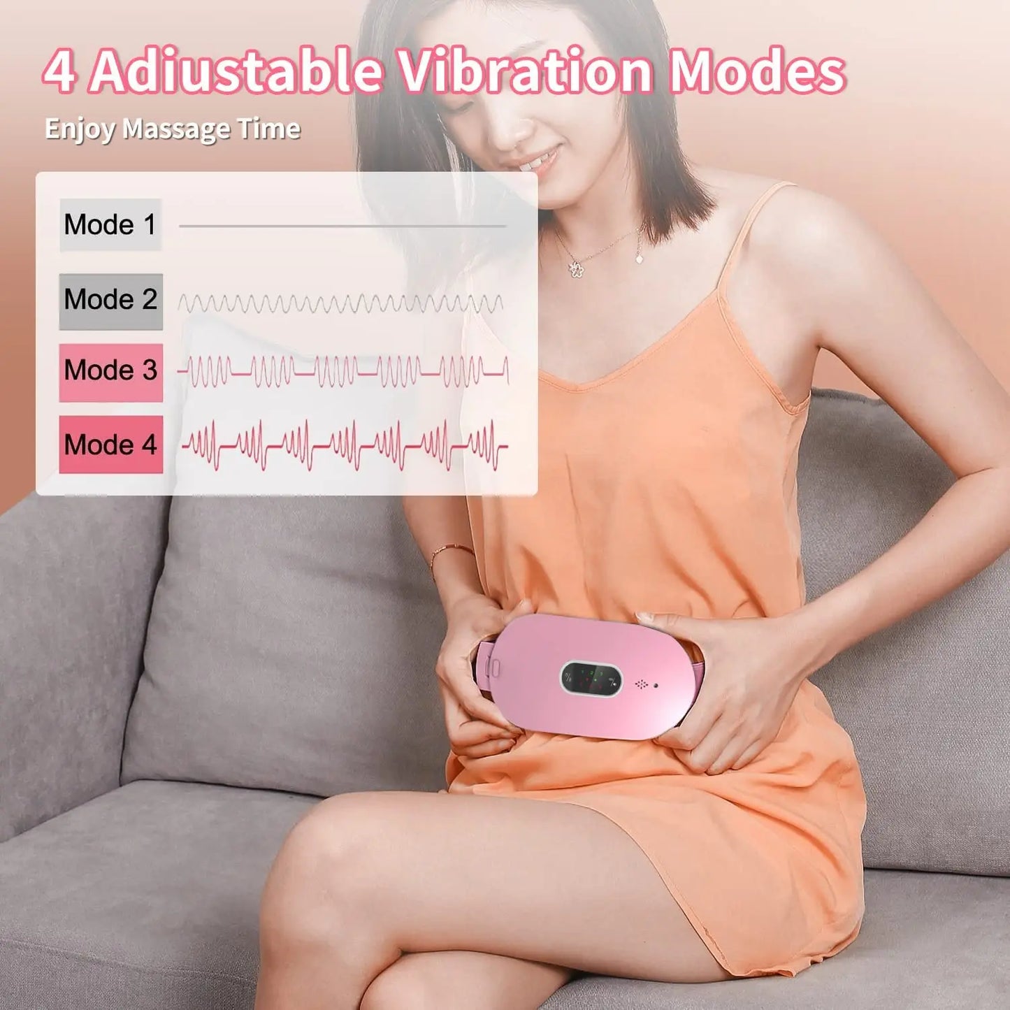 EaseFlow - Menstrual Heating Pad with Vibration Massage