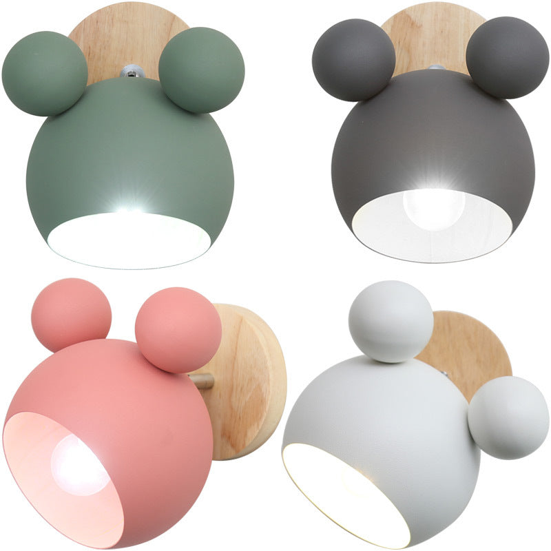 GlowMickey - Nordic Wall Lamp for Kids' Rooms