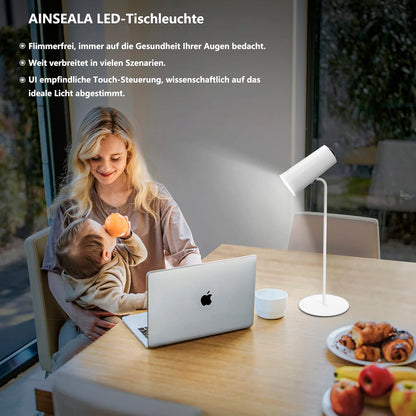 LumoGlow Lamp - LED Desk Light with Eye Protection & USB Charging