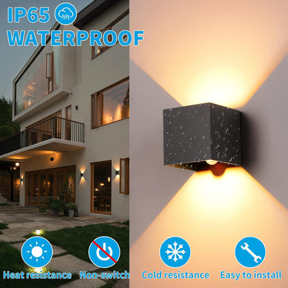 LumiShield Wall Lamp - Solar Motion Sensor Outdoor Light