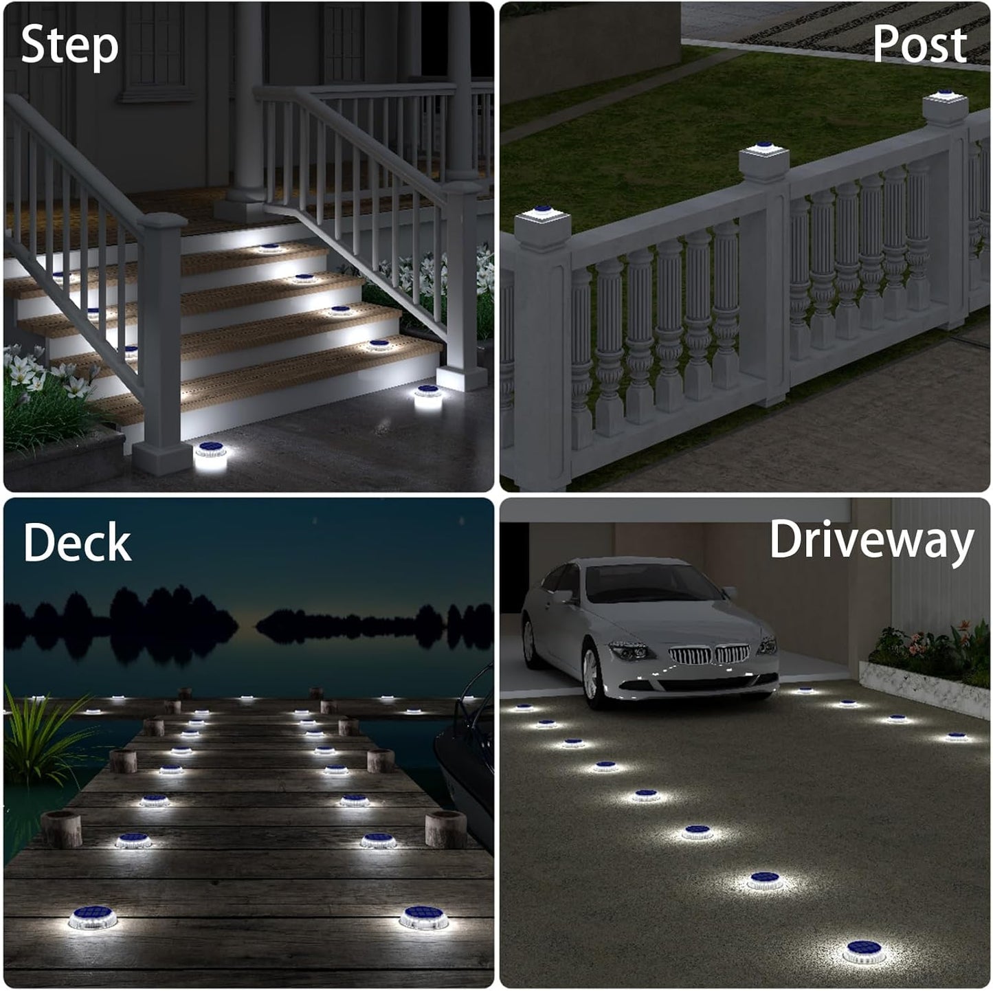 SolarGlow - LED Outdoor Deck Lights