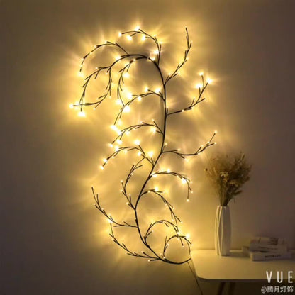 Twilight Rattan Lights - LED String for Holiday & Room Decor