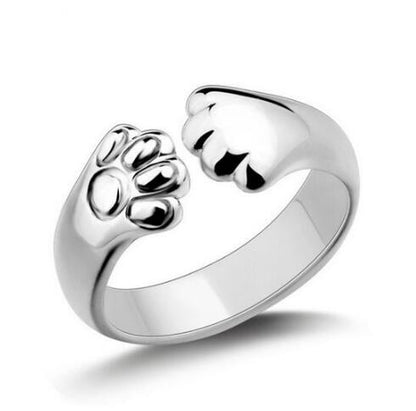 PurrPaw - Adjustable Cat Ear Paw Ring