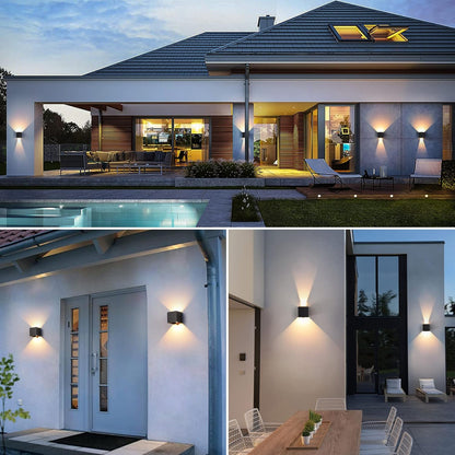 LumiShield Wall Lamp - Solar Motion Sensor Outdoor Light