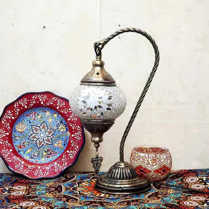 MosaicGlow - Moroccan Decorative Bedside Table Lamp