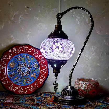 MosaicGlow - Moroccan Decorative Bedside Table Lamp