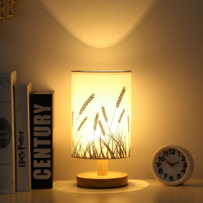 Luminio Table Lamp - USB-Powered Linen Night Lamp